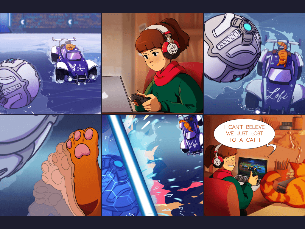 Rocket League Comic